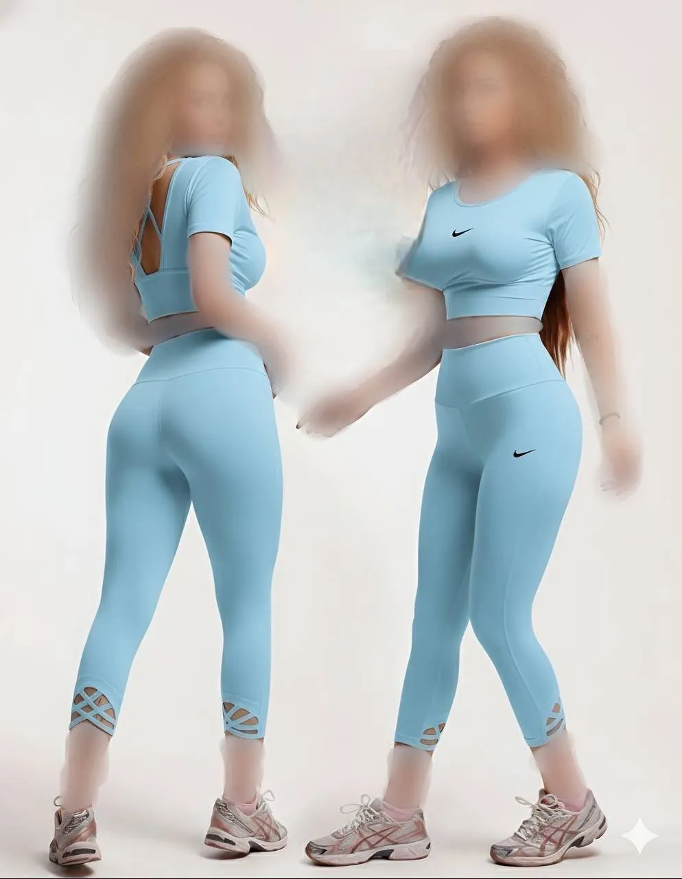 ست ورزشی  لگ ونیم تنه 